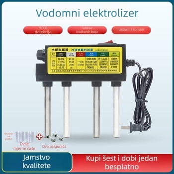 Online analizator kvalitete vode s željeznim i aluminijskim elektrodama za kućnu pitku vodu – ispitivanje teških metala