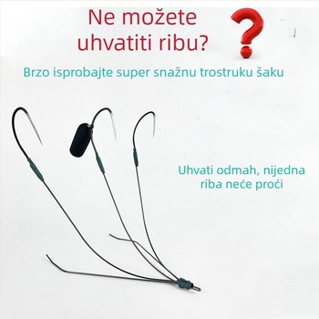 Kuka za ribolov s vidljivom sidrom – bez nogu, trokutni dizajn za Crucian carp, Grass carp i Mandarin fish
