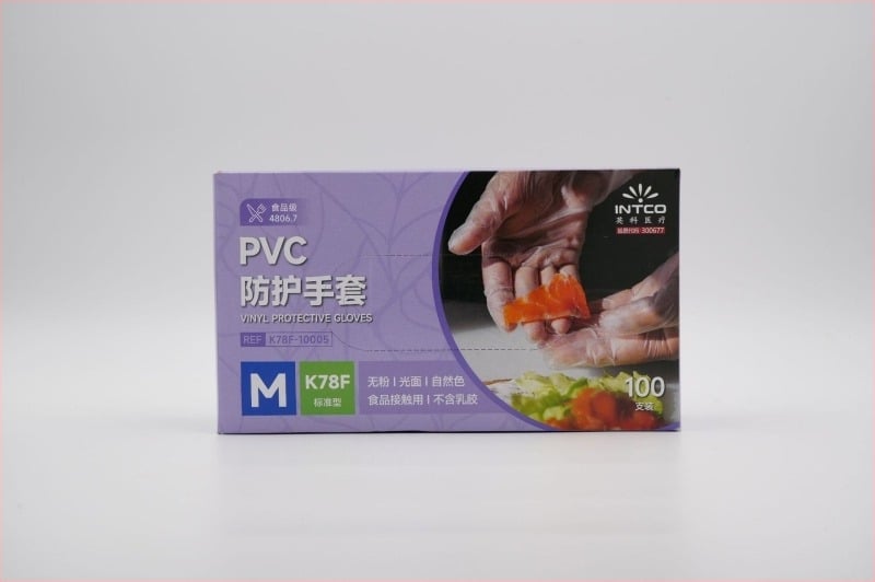 Jednokratne debeli PVC rukavice, prehrambena sigurnost, za kuhinju, catering, pečenje i čišćenje, 100 komada