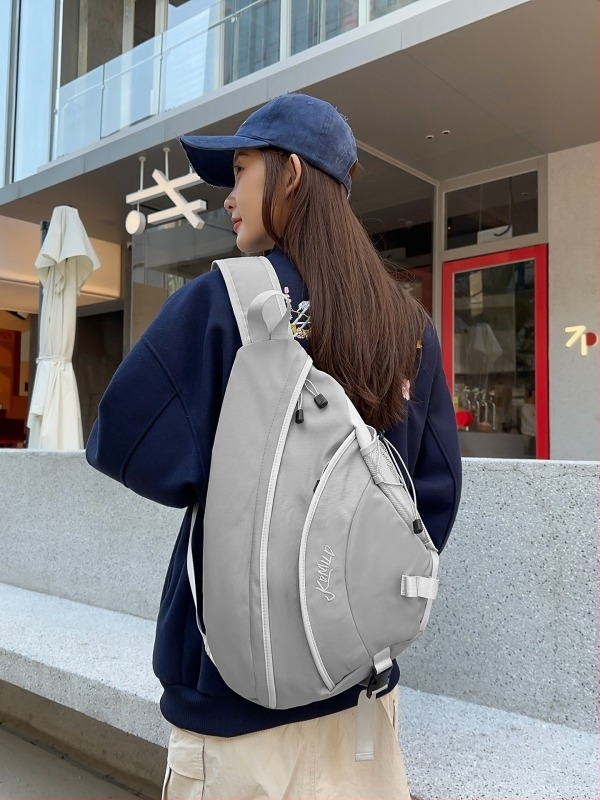 Nylon crossbody torba za sport, prozračna, višenamjenska, unisex, podstava od poliesteru, ML-KDM8891