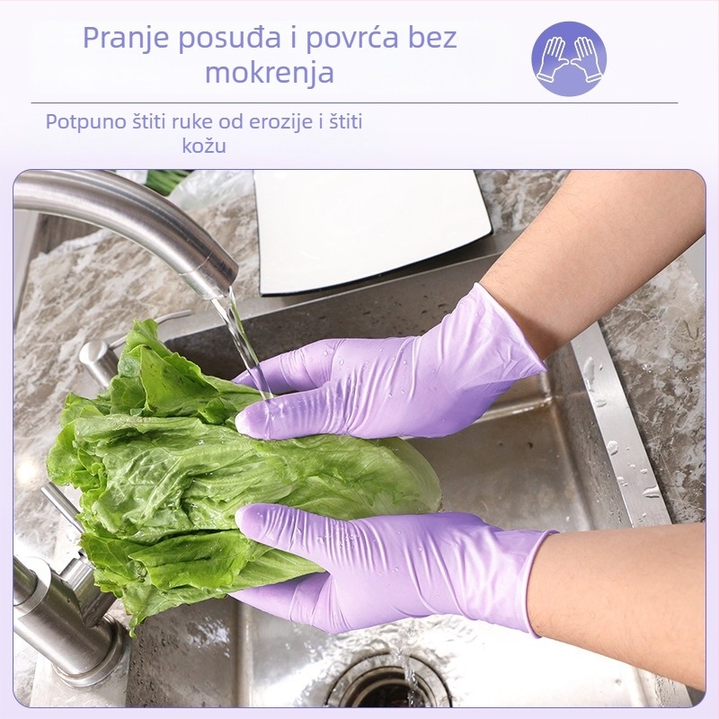 Rukavice za kuhinju od lateksa/gume, debeli silikon materijal, pakiranje 1 komad