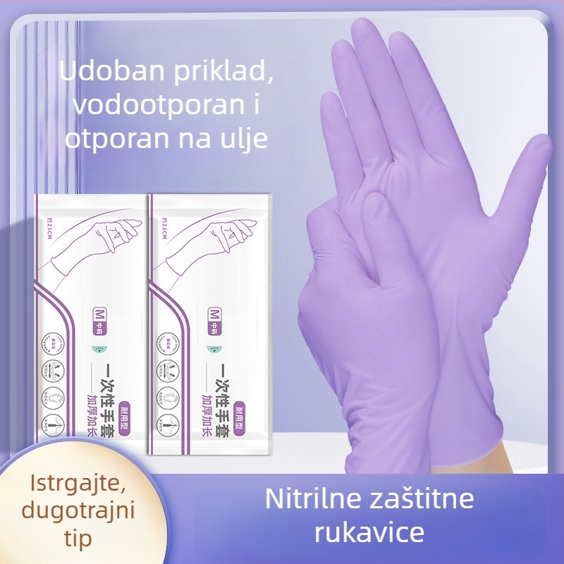 Rukavice za kuhinju od lateksa/gume, debeli silikon materijal, pakiranje 1 komad