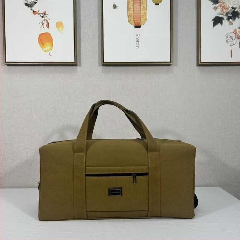 Platnena putna torba s ručnim držalom, velika kapaciteta 20–35 L, vodootporna, izdržljiva, ultra lagana, podstava od platna, retro stil