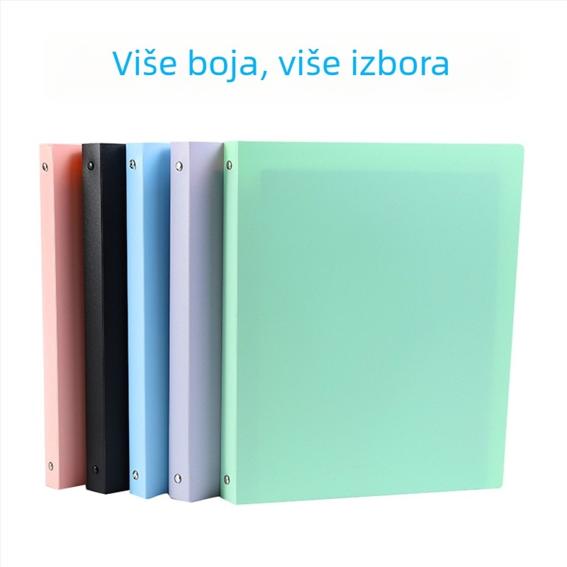 Lukai plastična mapa A4 s višestrukim klipom, klip 195 × 20 mm, debljina ploče 0,75 mm, pogodna za A4 listove