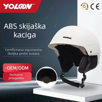 Kaciga za skijanje za odrasle - ABS+EPS, polukaciga, zima, prilagodljiva