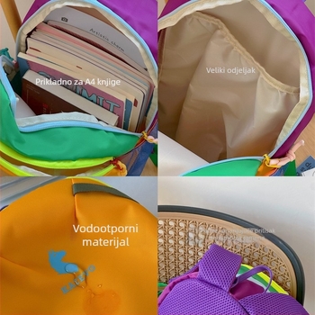 Ruksak za svakodnevnu uporabu, velikog kapaciteta, vodootporan, kompatibilan s 13-inčnim laptopom, s zrčaim jastučićem na ramenima, materijal: najlon (Materijal: Najlon; Kapacitet: 20–35L; Laptop: 13 in; Vodootpornost; Nosivi sustav: zračni jastuk)