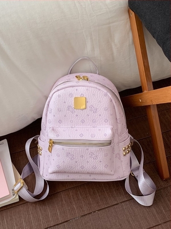 Gradski minimalistički ruksak s dva remena, PU materiali, zatvarač, unutarnja džep sa zatvaračem, poliester podstava