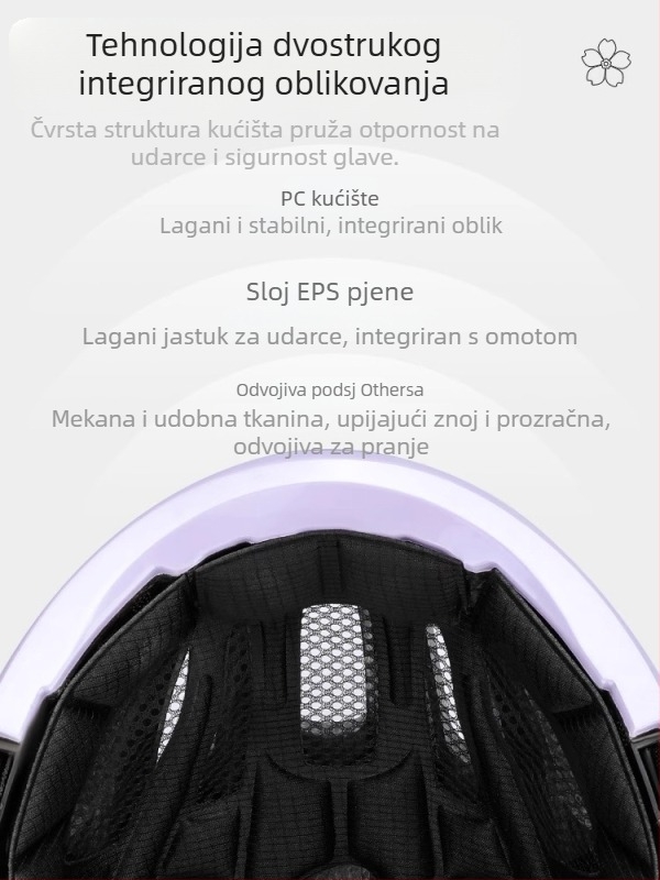Kaciga za bicikl Captain Tas, Unisex odrasli, PS ovojnica + EPS pjena, S logom