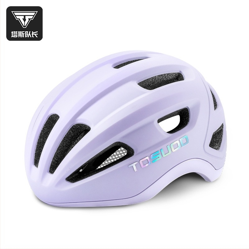 Kaciga za bicikl Captain Tas, Unisex odrasli, PS ovojnica + EPS pjena, S logom