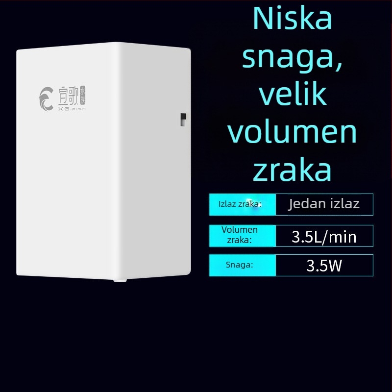 Song pumpa za kisik akvarij — tiho rada, AC napajanje, težina 0.185–0.315 kg