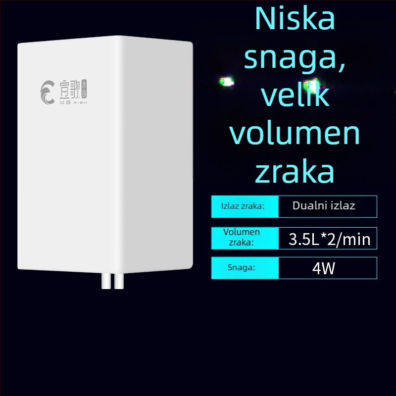 Song pumpa za kisik akvarij — tiho rada, AC napajanje, težina 0.185–0.315 kg