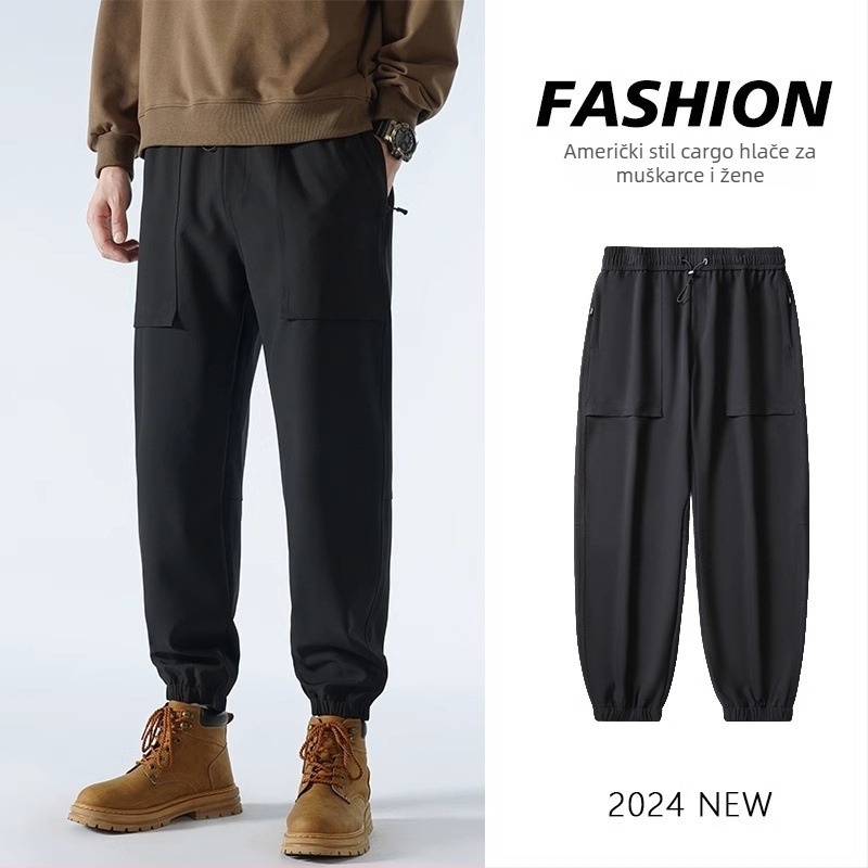 Unisex radne hlače za planinarenje i kampiranje, poliester, otporne na vjetar, proljeće/jesen