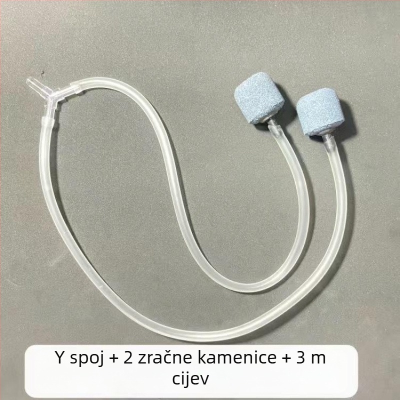 Aksesor za pumpu za kisik – kamen za mjehuriće, trostruki razdjelnik i regulator