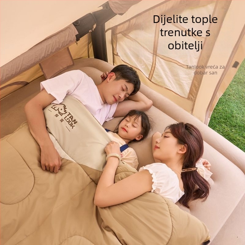 Spavaća vreća za odrasle, omota-stil, četiri sezone za kampiranje na otvorenom