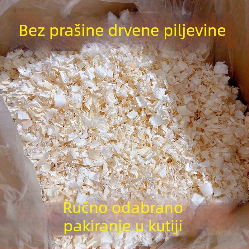 Posteljina od piljevine za male životinje i ptice; bez prašine, upijajuća, za sve sezone