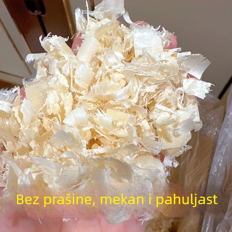 Posteljina od piljevine za male životinje i ptice; bez prašine, upijajuća, za sve sezone
