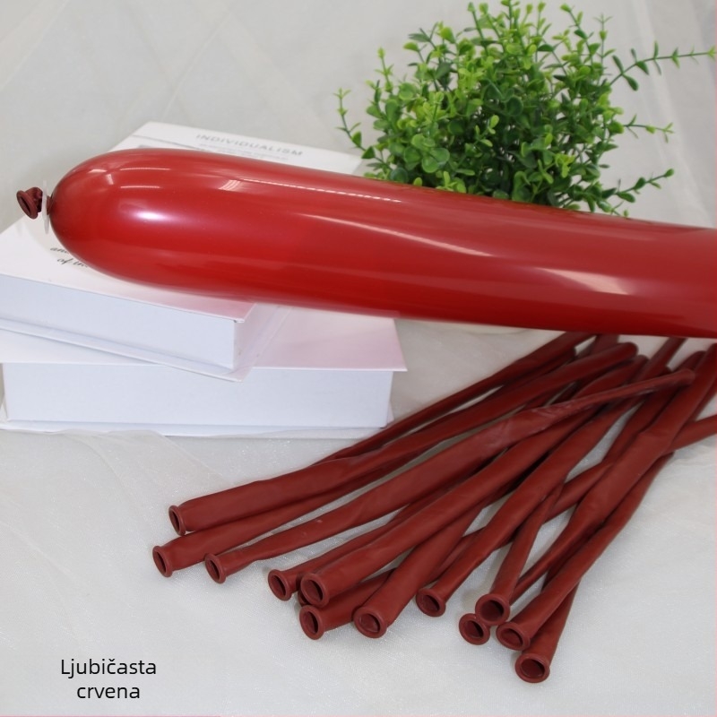Latex balon, oblik magična traka, bez otisnutog loga, bez IP ovlaštenja, pogodan za Božić i druge blagdane