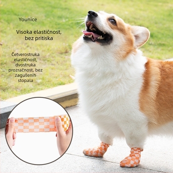 Jednokratne zaštitne navlake za šape psa, Materijal: Mohair, Opće korištenje