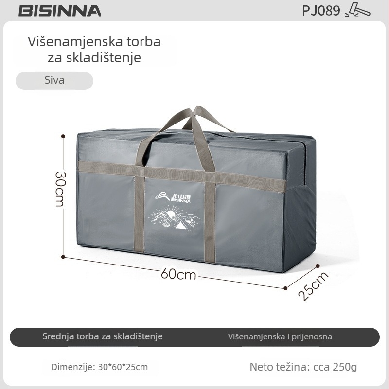 Torba za pohranu kamperske opreme na otvorenom – Marka Bswolf/beishanlang, velika zapremina, podloga otporna na vlagu