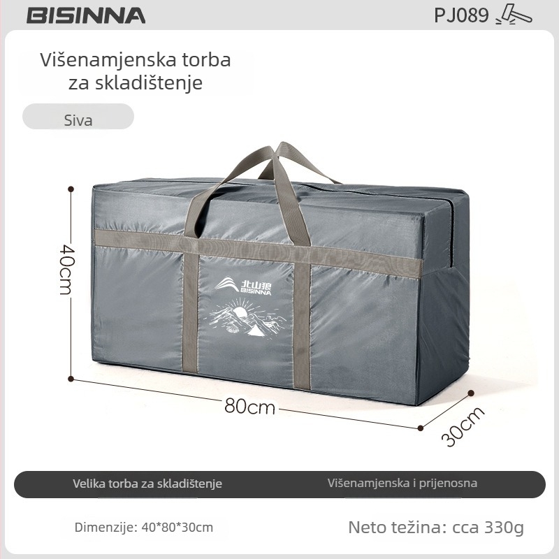 Torba za pohranu kamperske opreme na otvorenom – Marka Bswolf/beishanlang, velika zapremina, podloga otporna na vlagu