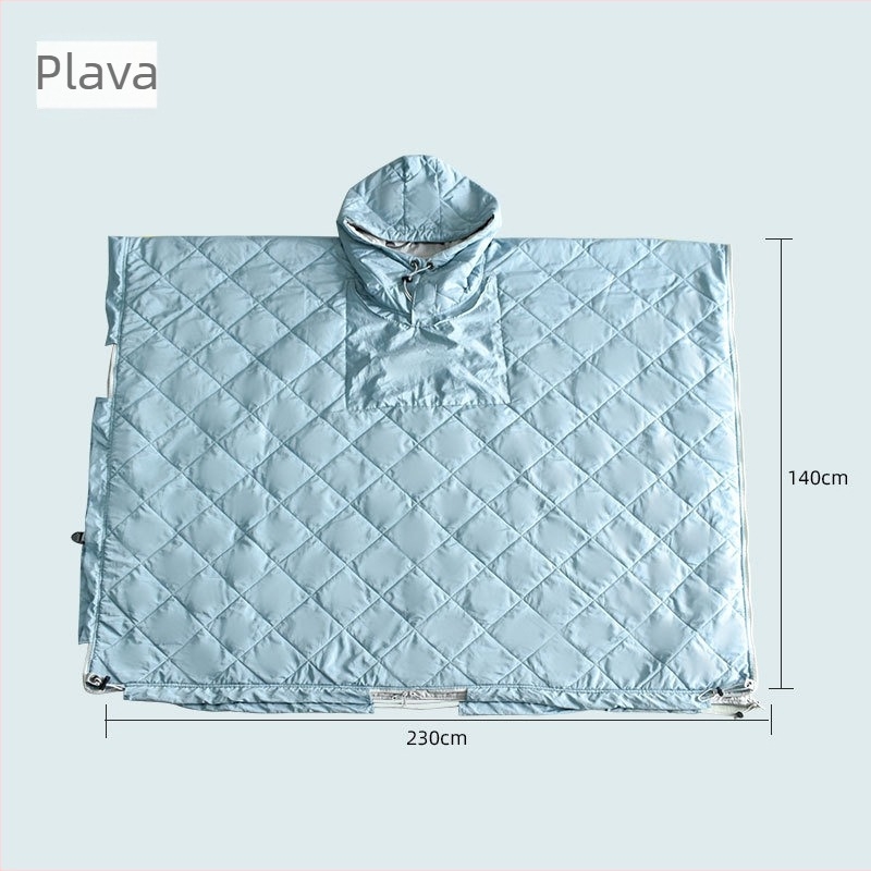 Nosivi kapuljača-spavaća vreća za kampiranje, odrasla osoba, podstava od shaping cotton, tkanina Chunya spinning, konstrukcija tipa omotnice, težina 1,2 kg, marka Wild Wolf E
