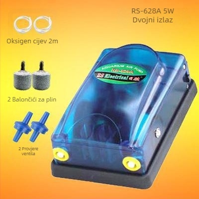 Risheng RS-248A/348A/518A/628A pumpa za kisik u akvariju, 250 g
