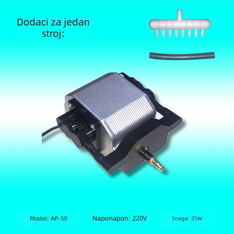 Risheng AP30/50/80 pumpa za kisik u akvariju, tiha, 2 kg, bez uvoza