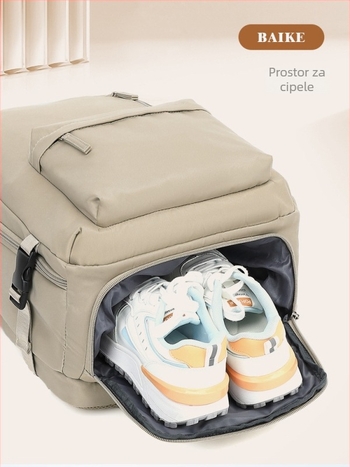 Unisex putni ruksak: vodootporan poliester, kapacitet 36–55 L, kompatibilan s 14-inčnim prijenosnim računalom