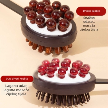 Ručni dvostrani masažni čekić za zdravlje i fitness; plastično kućište, 210 g, dizajn obiteljskog tipa, prilagodljivo