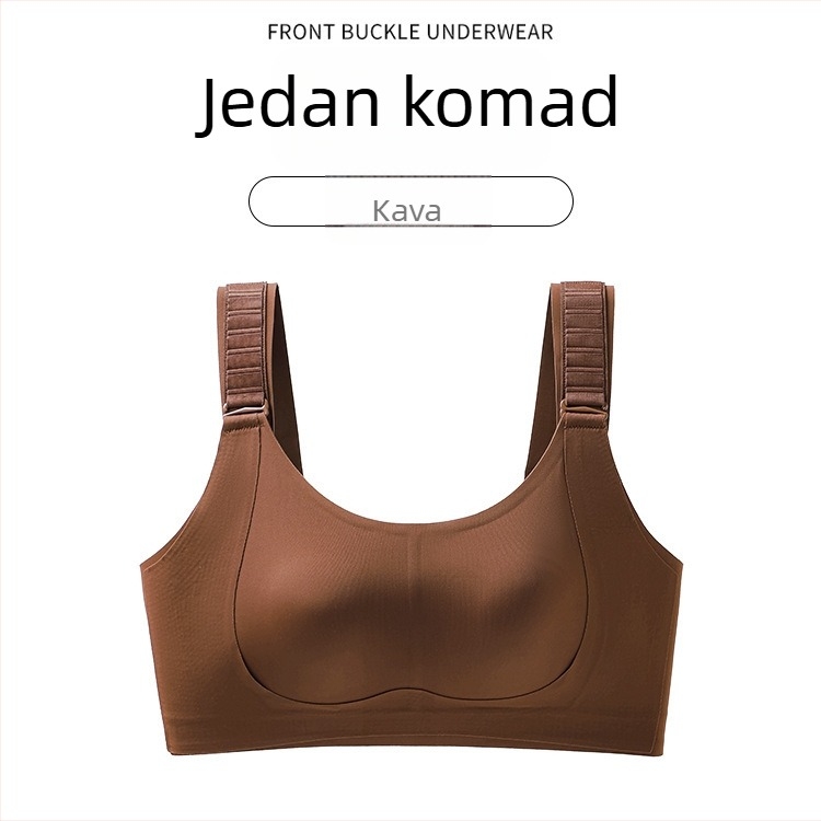 Sutien s punim košaricama za veliki bust – bez šavova, lift-up, najlon, ultra-tanke oblikovane košarice, straga četiri reda kukica, fiksne dvostruke naramenice