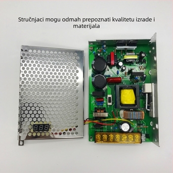 Napajanje DC s digitalnim zaslonom, PWM regulacijom, Switching tip, izlaz 0-36V do 150W, 0-6A, ulaz 110/220V, učinkovitost 85%, šum izlaza <100 mV