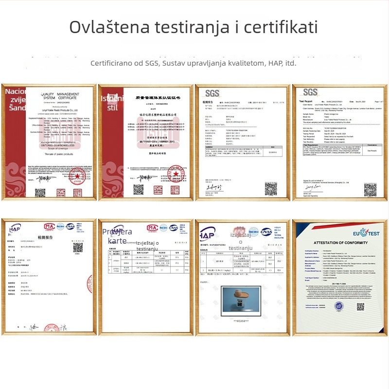 Kružna kutija za čuvanje hrane, od plastike za hranu, s poklopcem, Yidelle