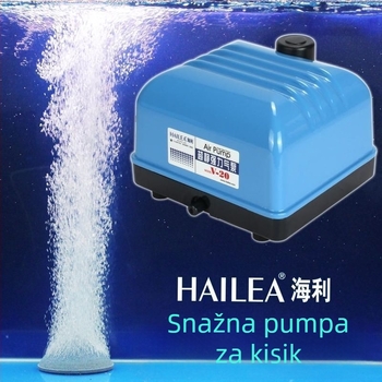 Haili pumpa za kisik za akvarij i jezero – visoka snaga, tihi rad, vodootporna, modeli V10, V20, V30 i V60