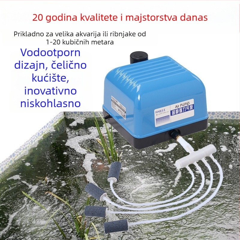 Haili pumpa za kisik za akvarij i jezero – visoka snaga, tihi rad, vodootporna, modeli V10, V20, V30 i V60