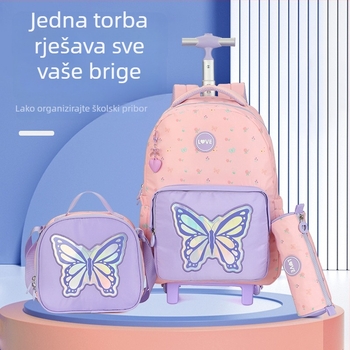 Tuo Sen školska torba s zaštitom kralježnice, 20–35L, poliesterska, za 16-inčni prijenosnik, naramenice s zračnim jastučićem, mladenački kampus stil