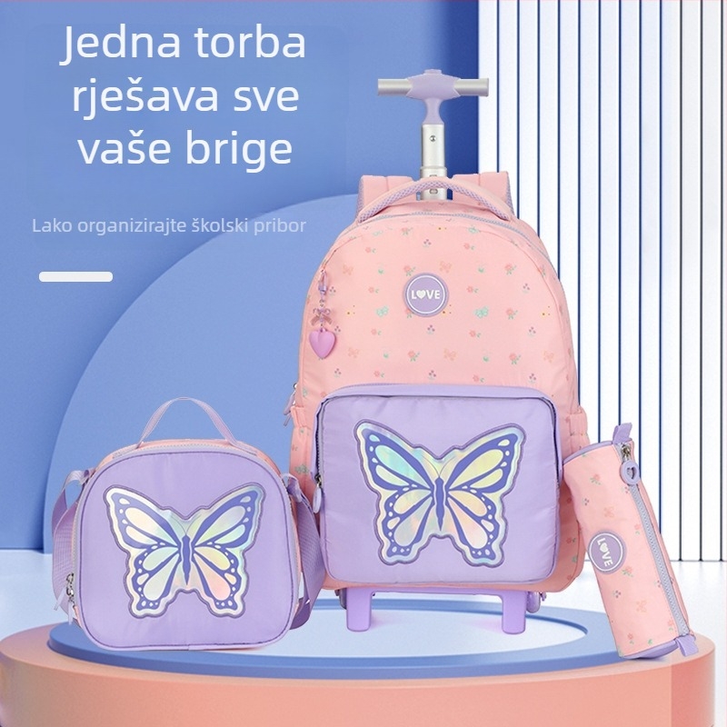 Tuo Sen školska torba s zaštitom kralježnice, 20–35L, poliesterska, za 16-inčni prijenosnik, naramenice s zračnim jastučićem, mladenački kampus stil