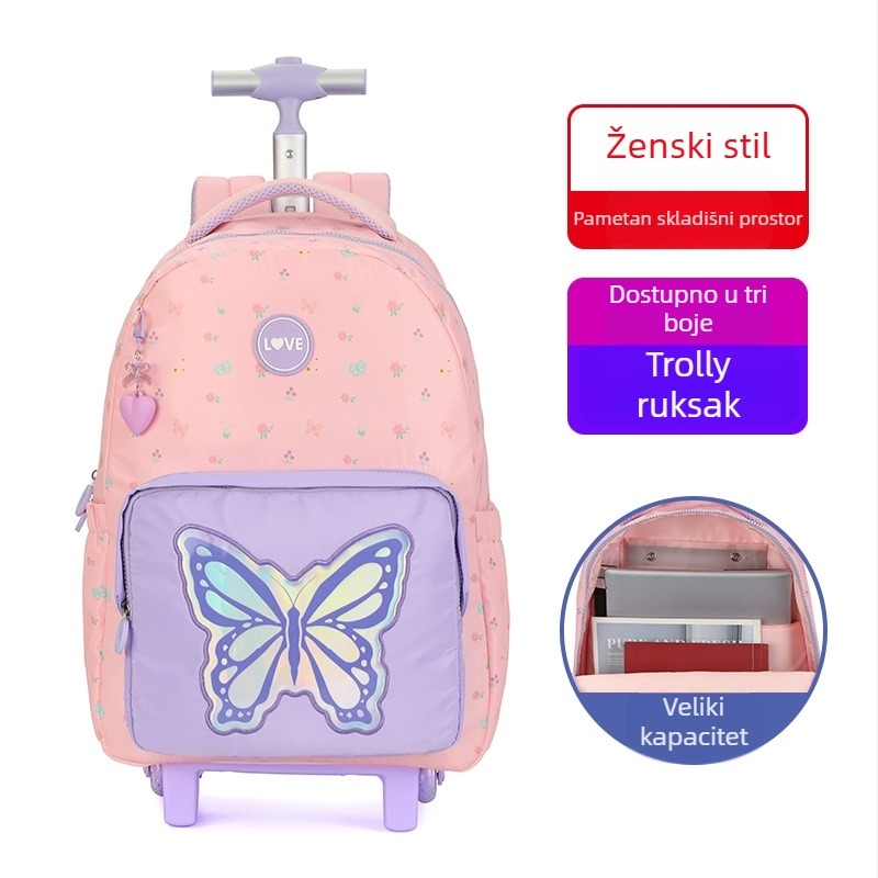 Tuo Sen školska torba s zaštitom kralježnice, 20–35L, poliesterska, za 16-inčni prijenosnik, naramenice s zračnim jastučićem, mladenački kampus stil