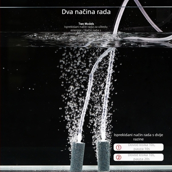 DC napajana pumpa zraka za akvarij CP serije, velika kapaciteta, podesivi protok zraka, težina 1 kg, buka 45 dB, marka Jialu
