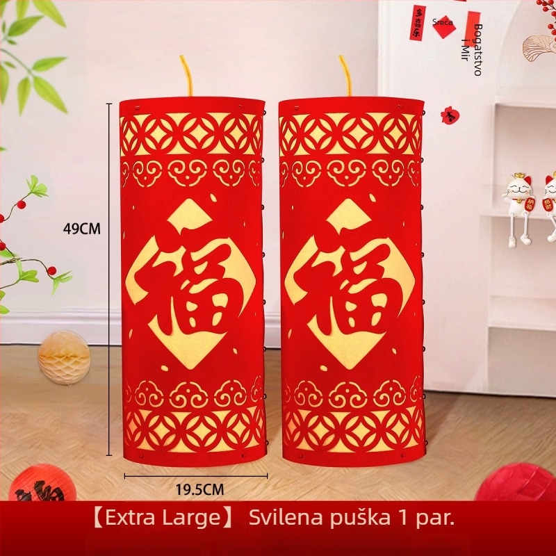 Lažna cijev vatrometa – rekvizit za uređenje prostora, materijal: čelik, stil: animirani