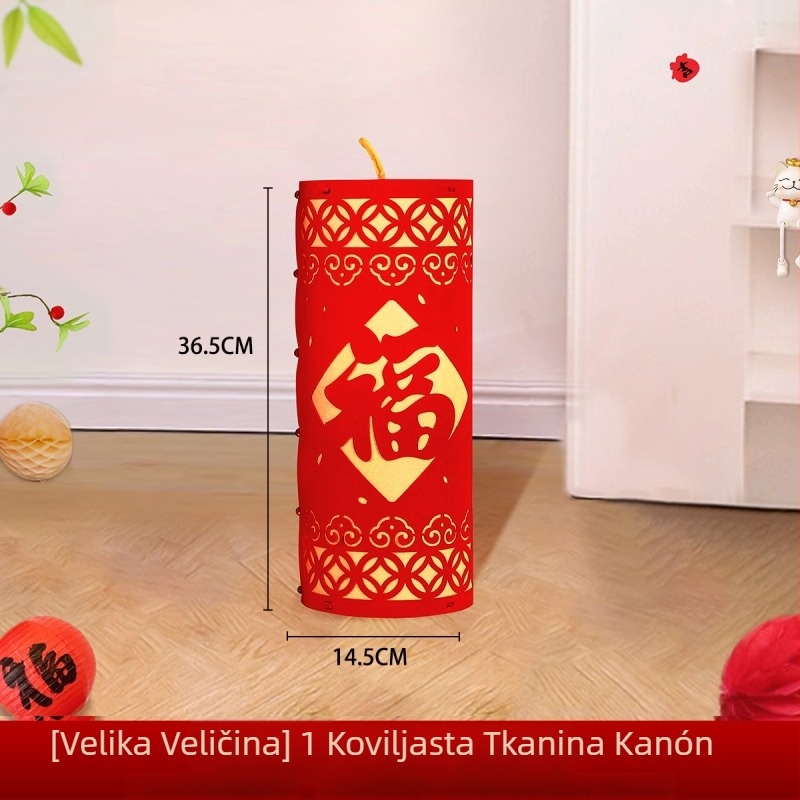 Lažna cijev vatrometa – rekvizit za uređenje prostora, materijal: čelik, stil: animirani