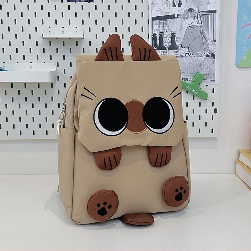 Školska ranac u korejskom stilu, lagan i velikog kapaciteta, motiv anime/cartoons, kompatibilan s 10-inčnim prijenosnikom