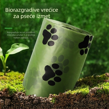 Bei Mu Ge debeli torbe za izmet kućnih ljubimaca, navijene, PE materijal