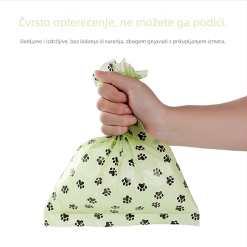 Bei Mu Ge debeli torbe za izmet kućnih ljubimaca, navijene, PE materijal