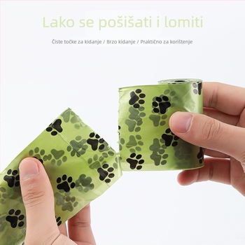 Bei Mu Ge debeli torbe za izmet kućnih ljubimaca, navijene, PE materijal