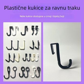 Plastični kukač za kartice – polirani završetak, minimalistički stil, montaža bez bušenja. Materijal: plastika; Marka: Gies; Kod proizvoda: New plastic card hook