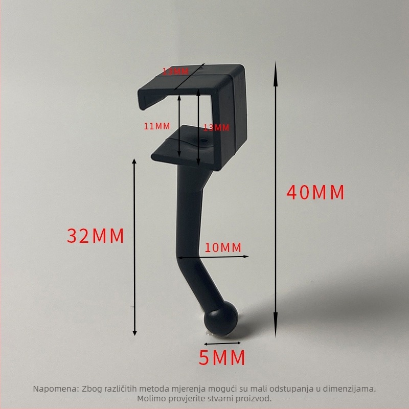Plastični kukač za kartice – polirani završetak, minimalistički stil, montaža bez bušenja. Materijal: plastika; Marka: Gies; Kod proizvoda: New plastic card hook