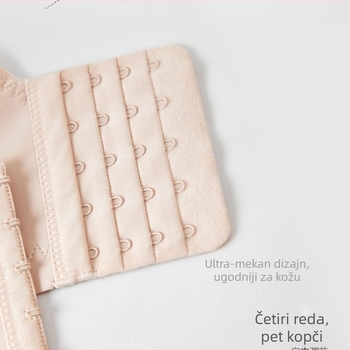 Čipkasti push-up grudnjak za male grudi, podesivi, protiv opuštanja, bez magneta, bežični, duboki V, seksi čipka.