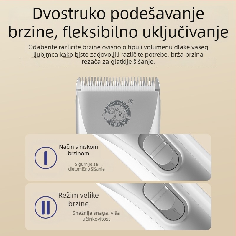Profesionalni električni podrezivač za kućne ljubimce – za pse i mačke, PC-906, Laiwang Brothers