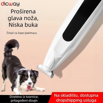 Električni klipper za dlaku kućnih ljubimaca, za pse i mačke, plastično kućište, bez marke, nije uvoz