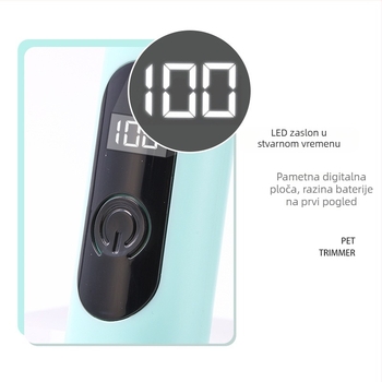 Električni kliper za dlaku šapa kućnih ljubimaca – Zincon, plastično kućište, pogodan za pse i mačke